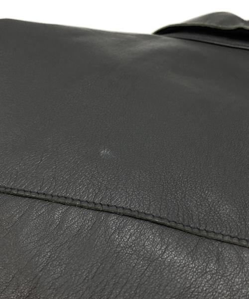 MAISON SPECIAL（メゾンスペシャル）MAISON SPECIAL (メゾンスペシャル) Prime Over Single Rider Collared Jacket/プライムオーバー シングル ライダース カラード ジャケット ブラック サイズ:1の古着・服飾アイテム