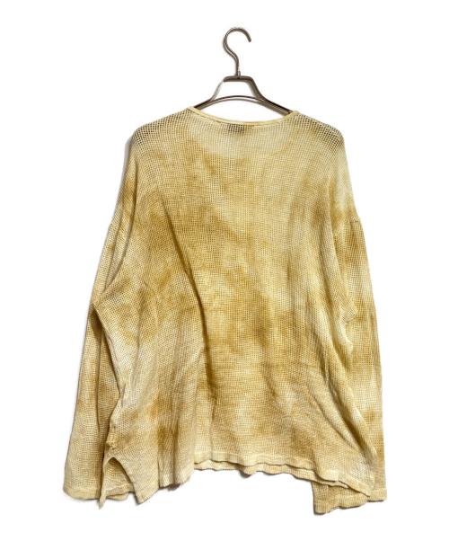 ANCELLM（アンセルム）ANCELLM (アンセルム) DYED MESH LS T-SHIRT/ダイドメッシュロングスリーブTシャツ ベージュ サイズ:2の古着・服飾アイテム