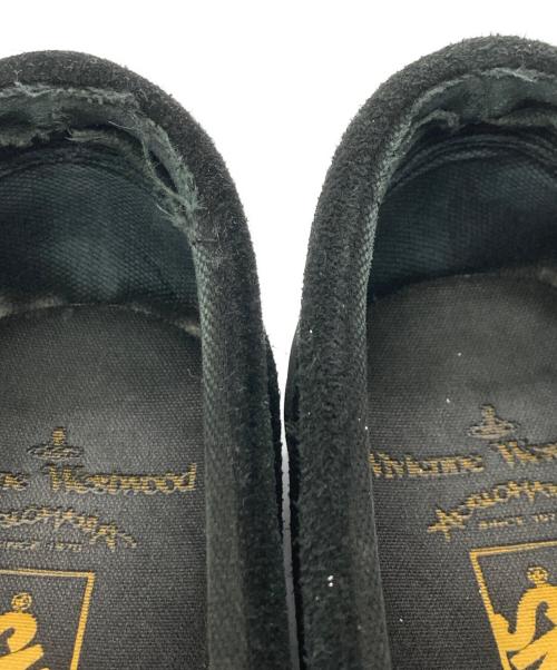 VANS（ヴァンズ）VANS (ヴァンズ) Vivienne Westwood (ヴィヴィアンウエストウッド) SLIP-ON ブラック サイズ:24.5cmの古着・服飾アイテム