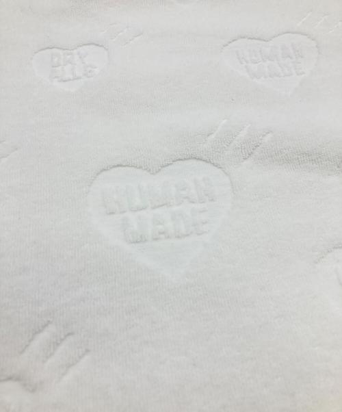HUMAN MADE（ヒューマンメイド）HUMAN MADE (ヒューマンメイド) エンボスロゴTシャツ ホワイト サイズ:	SIZE Mの古着・服飾アイテム