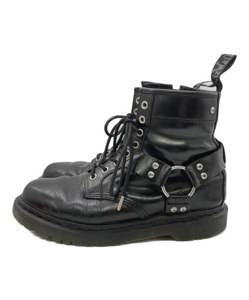 Dr.Martens（ドクターマーチン）Dr.Martens (ドクターマーチン) 1460 HARNESS 8ホールブーツ ブラック サイズ:US9の古着・服飾アイテム