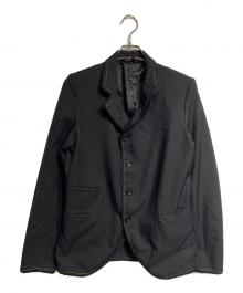 BLACK COMME des GARCONS（ブラックコムデギャルソン）の古着「製品染めポリツイル金ステッチジャケット/Garment-Dyed Poly Twill Jacket with Gold Stitching」｜ブラック