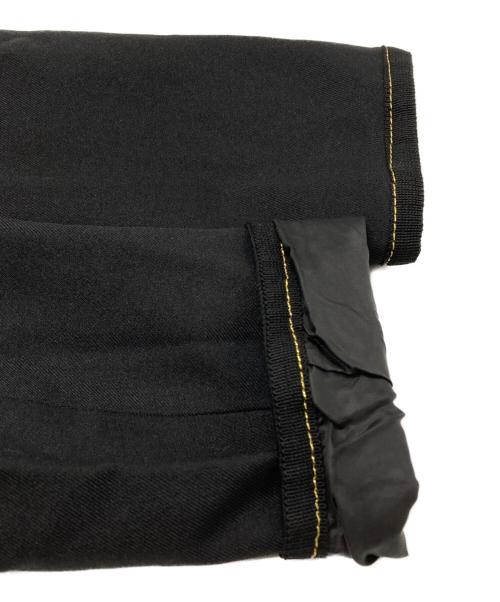 BLACK COMME des GARCONS（ブラックコムデギャルソン）BLACK COMME des GARCONS (ブラックコムデギャルソン) 製品染めポリツイル金ステッチジャケット/Garment-Dyed Poly Twill Jacket with Gold Stitching ブラック サイズ:Sの古着・服飾アイテム