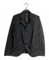 BLACK COMME des GARCONS（ブラックコムデギャルソン）の古着「製品染めポリツイル金ステッチジャケット/Garment-Dyed Poly Twill Jacket with Gold Stitching」｜ブラック