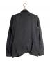 BLACK COMME des GARCONS (ブラックコムデギャルソン) 製品染めポリツイル金ステッチジャケット/Garment-Dyed Poly Twill Jacket with Gold Stitching ブラック サイズ:S：22000円