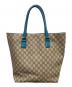 GUCCI (グッチ) GG柄 コーティングキャンバストートバッグ ブラウン：20000円