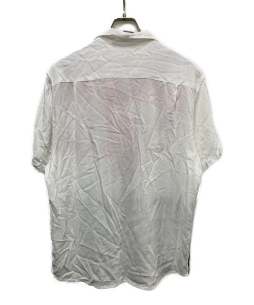 SUPREME（シュプリーム）Supreme (シュプリーム) The Velvet Underground (ザヴェルヴェットアンダーグラウンド) Rayon S/S Shirt ホワイト×ピンク サイズ:Lの古着・服飾アイテム