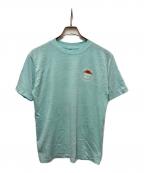 USEDユーズド）の古着「企業プリントTシャツ」｜ブルー