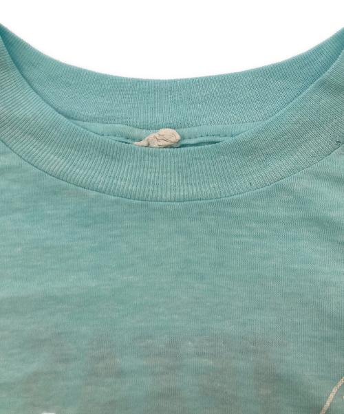 USED（ユーズド）USED (ユーズド) 企業プリントTシャツ ブルー サイズ:‐の古着・服飾アイテム