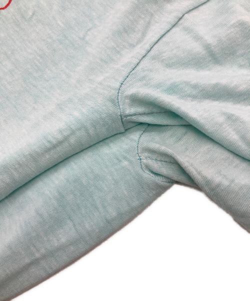 USED（ユーズド）USED (ユーズド) 企業プリントTシャツ ブルー サイズ:‐の古着・服飾アイテム