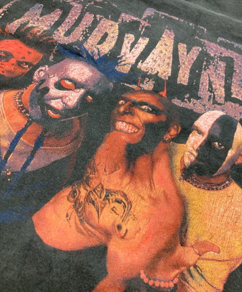 mudvayne（マッドヴェイン）mudvayne (マッドヴェイン) バンドプリントtシャツ ブラック サイズ:XLの古着・服飾アイテム