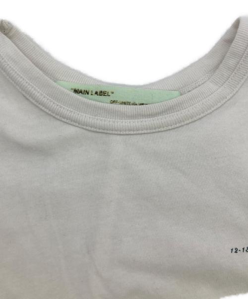 OFFWHITE（オフホワイト）OFFWHITE (オフホワイト) ロゴプリントTシャツ ホワイト サイズ:Ｍの古着・服飾アイテム
