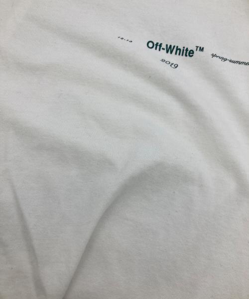 OFFWHITE（オフホワイト）OFFWHITE (オフホワイト) ロゴプリントTシャツ ホワイト サイズ:Ｍの古着・服飾アイテム