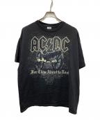 AC/DCエーシー・ディーシー）の古着「For Those About to Rock 00sバンドTシャツ」｜ブラック