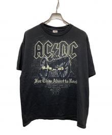 AC/DC（エーシー・ディーシー）の古着「For Those About to Rock 00sバンドTシャツ」｜ブラック