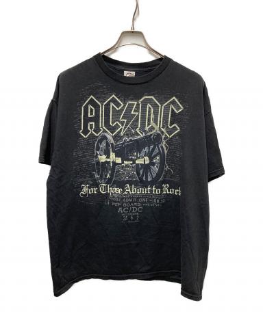 【希少】00s AC/DC ロンT フェード バンT 短丈 ブラック 2005年 中古・古着通販】AC/DC (エーシー・ディーシー) For Those About to