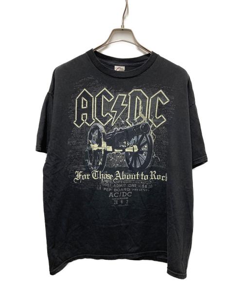 AC/DC（エーシー・ディーシー）AC/DC (エーシー・ディーシー) For Those About to Rock 00sバンドTシャツ ブラック サイズ:SIZE XLの古着・服飾アイテム