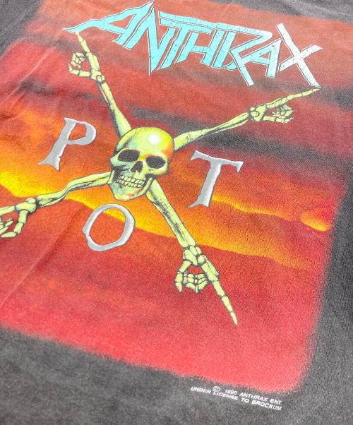 BROCKUM（ブロッカム）BROCKUM (ブロッカム) ANTHRAX バンドTシャツ ブラック サイズ:	SIZE XLの古着・服飾アイテム