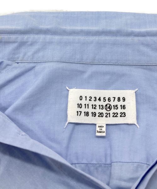 Maison Margiela（メゾンマルジェラ）Maison Margiela (メゾンマルジェラ) 18SS button down shirt/ボタンダウンシャツ スカイブルー サイズ:40の古着・服飾アイテム