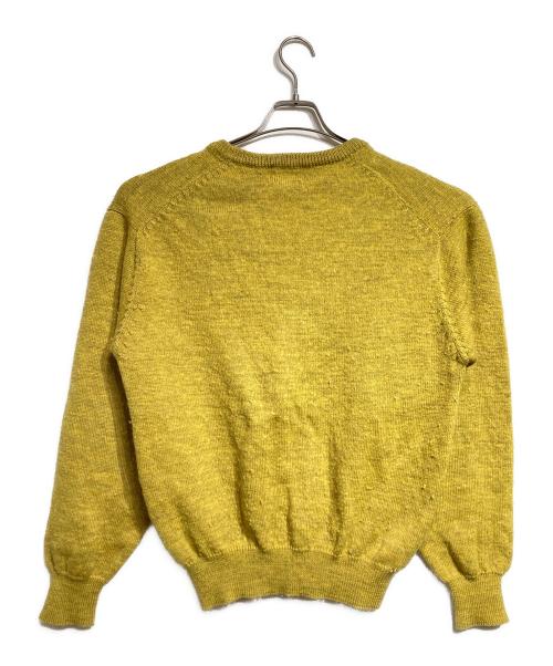 LQ...MEN（エルキューメン）LQ...MEN (エルキューメン) Vネックウールニット/V neck wool knit イエロー サイズ:－の古着・服飾アイテム