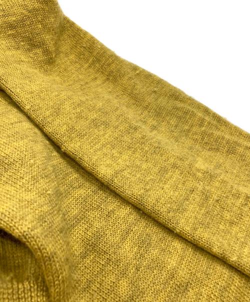 LQ...MEN（エルキューメン）LQ...MEN (エルキューメン) Vネックウールニット/V neck wool knit イエロー サイズ:－の古着・服飾アイテム