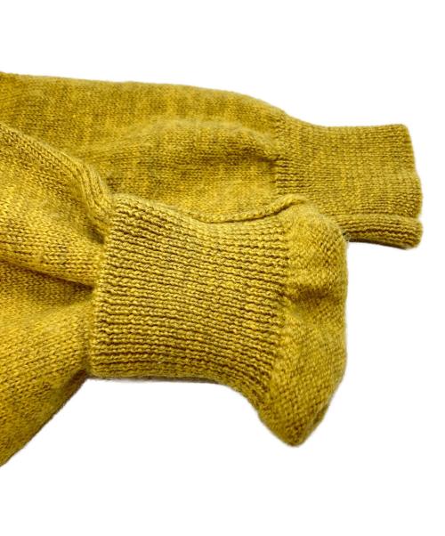 LQ...MEN（エルキューメン）LQ...MEN (エルキューメン) Vネックウールニット/V neck wool knit イエロー サイズ:－の古着・服飾アイテム