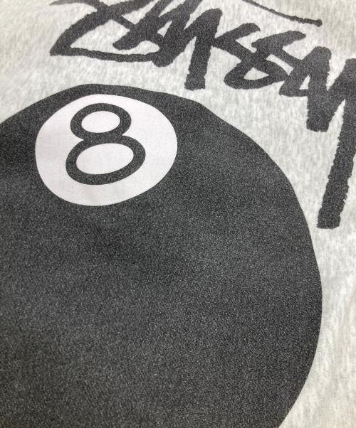 stussy（ステューシー）stussy (ステューシー) 8 BALL ZIP HOODIE グレー サイズ:SIZE Lの古着・服飾アイテム