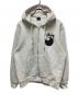 stussy（ステューシー）の古着「8 BALL ZIP HOODIE」｜グレー