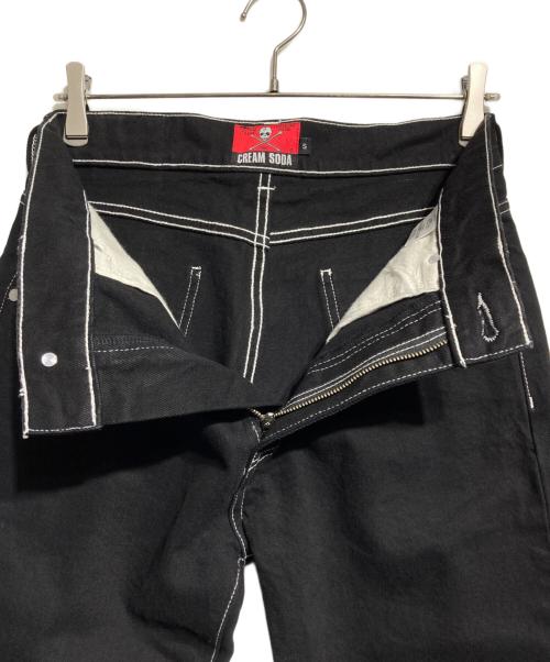 CREAM SODA（クリームソーダ）CREAM SODA (クリームソーダ) DENIM PANTS/デニムパンツ ブラック サイズ:sの古着・服飾アイテム
