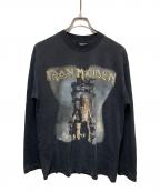 IRON MAIDENアイアンメイデン）の古着「90s X Factor Tour バンドTシャツ」｜ブラック