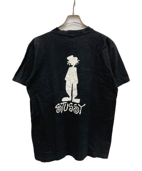 stussy（ステューシー）stussy (ステューシー) 90s-00s Shadowman Tシャツ ブラック サイズ:SIZE Mの古着・服飾アイテム
