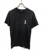 stussyステューシー）の古着「シャドーマンTシャツ」｜ブラック