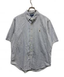 RALPH LAUREN（ラルフローレン）の古着「ストライプシャツ」｜ホワイト×ブルー