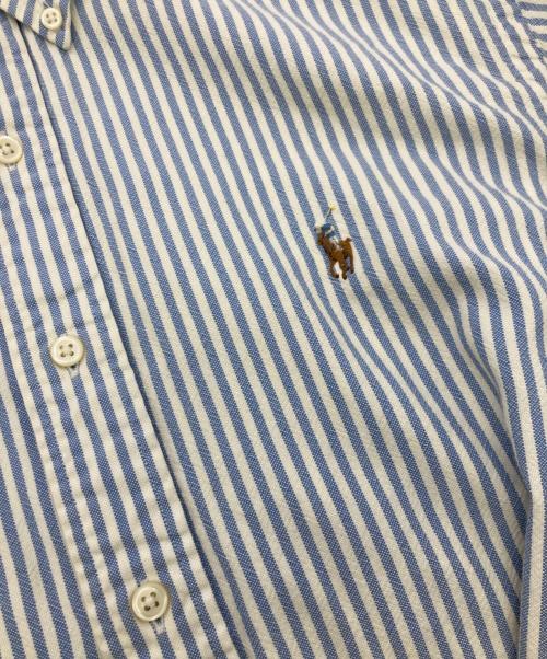RALPH LAUREN（ラルフローレン）RALPH LAUREN (ラルフローレン) ストライプシャツ ホワイト×ブルー サイズ:Lの古着・服飾アイテム