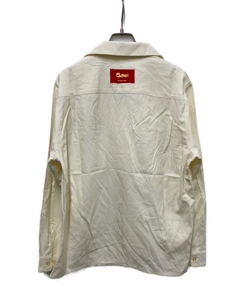 CREAM SODA（クリームソーダ）CREAM SODA (クリームソーダ) ポケットボックスプリーツシャツ イエロー サイズ:Mの古着・服飾アイテム