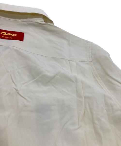 CREAM SODA（クリームソーダ）CREAM SODA (クリームソーダ) ポケットボックスプリーツシャツ イエロー サイズ:Mの古着・服飾アイテム