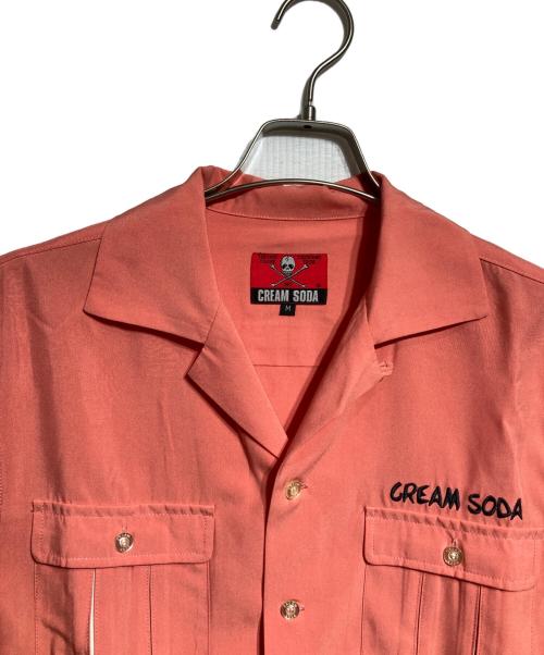CREAM SODA（クリームソーダ）CREAM SODA (クリームソーダ) ポケットボックスプリーツシャツ/Pocket Box-Pleat Shirt ピンク サイズ:Mの古着・服飾アイテム