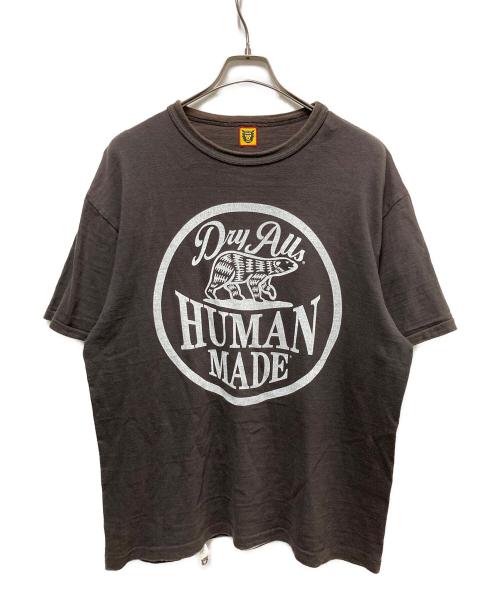 HUMAN MADE（ヒューマンメイド）HUMAN MADE (ヒューマンメイド) サークルロゴプリントTシャツ ブラック サイズ:SIZE XLの古着・服飾アイテム