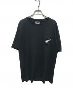 A BATHING APEアベイシングエイプ）の古着「90s スターポケットTシャツ」｜ブラック