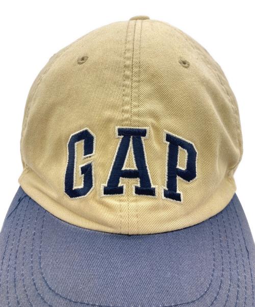 OLD GAP（オールドギャップ）OLD GAP (オールドギャップ) バイカラーキャップ ベージュ×ネイビー サイズ:S/Mの古着・服飾アイテム