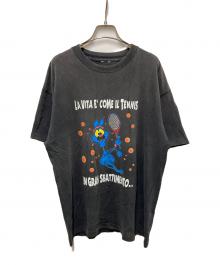 USED（ユーズド）の古着「90SプリントTシャツ」｜ブラック