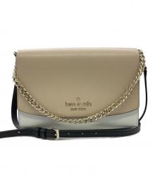 Kate Spade（ケイトスペード）の古着「カーソン カラーブロック コンバーチブル クロスボディ」｜ベージュ×ホワイト