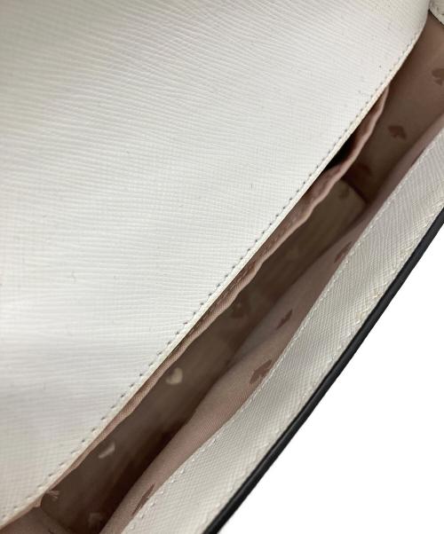 Kate Spade（ケイトスペード）Kate Spade (ケイトスペード) カーソン カラーブロック コンバーチブル クロスボディ ベージュ×ホワイトの古着・服飾アイテム