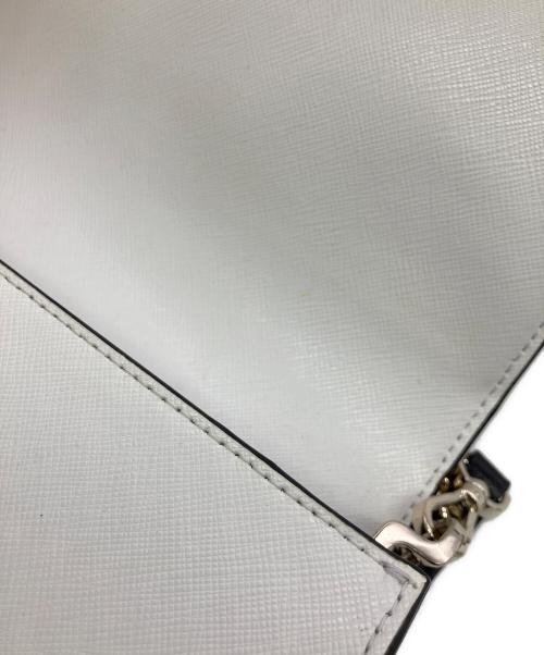 Kate Spade（ケイトスペード）Kate Spade (ケイトスペード) カーソン カラーブロック コンバーチブル クロスボディ ベージュ×ホワイトの古着・服飾アイテム