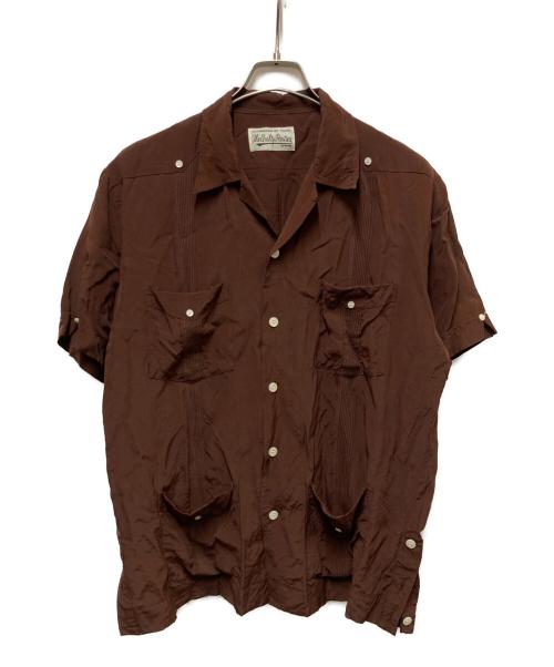 WACKO MARIA（ワコマリア）WACKO MARIA (ワコマリア) CUBA SHIRT S/S ブラウン サイズ:Lの古着・服飾アイテム