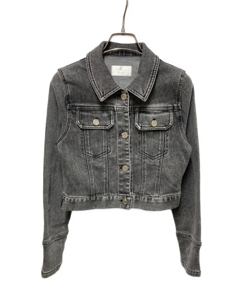 YILON（イロン）YILON (イロン) BLOSSOM LACE DENIM JACKET グレー サイズ:Freeの古着・服飾アイテム
