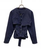 belear mimiベリアー ミミ）の古着「2 peace denim tops」｜インディゴ