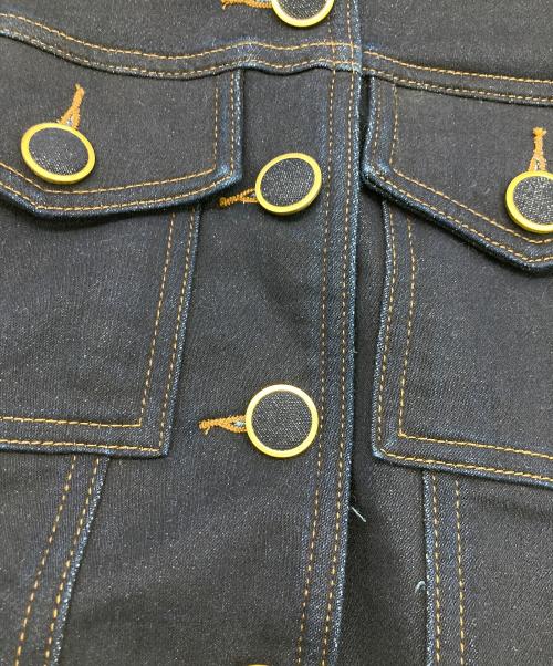 belear mimi（ベリアー ミミ）belear mimi (ベリアー ミミ) 2 peace denim tops インディゴ サイズ:	SIZE Freeの古着・服飾アイテム