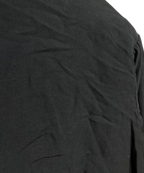 MARKA（マーカ）MARKA (マーカ) SIDE SLIT OPEN COLLAR SHIRT/サイドスリットオープンカラーシャツ ブラック サイズ:3の古着・服飾アイテム