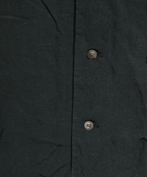 MARKA（マーカ）MARKA (マーカ) SIDE SLIT OPEN COLLAR SHIRT/サイドスリットオープンカラーシャツ ブラック サイズ:3の古着・服飾アイテム